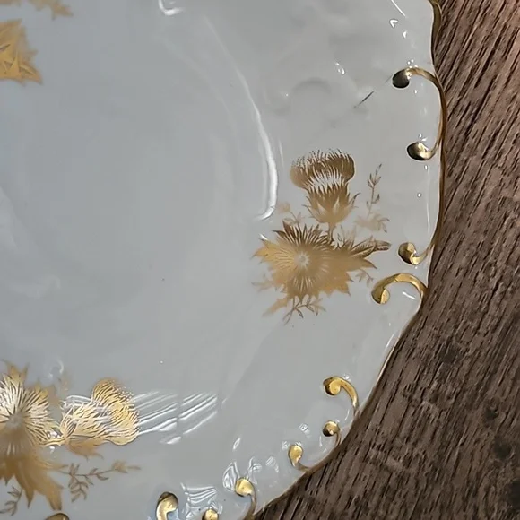 Hammersley & co Gold and whote small bowl - Picture 6 of 9